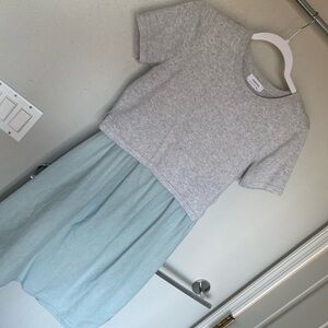 Seraphine nursing dress with knit top